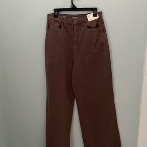 ANA Barrel Jeans Purple/Brown Color